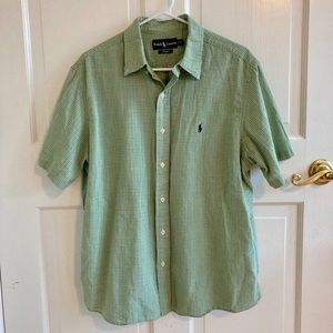 Ralph Lauren Button Up Plaid Shirt